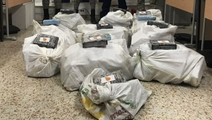 media tonelada de cocaína en La Guajira