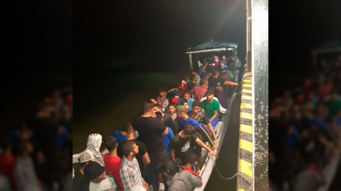 Armada Nacional rescató a 64 migrantes en Turbo