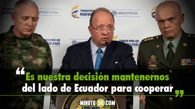 Aún no hay elementos que permitan afirmar autenticidad de comunicado de disidencias: Mindefensa