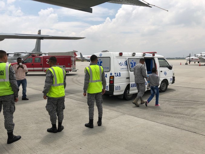 Niño de ocho años en delicado estado de salud fue trasladado desde Chocó hasta Bogotá