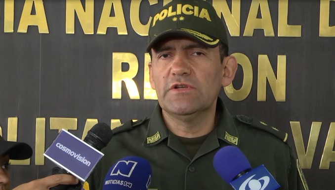 General Carlos Ernesto Rodríguez, comandante de la Región 6 de Policía
