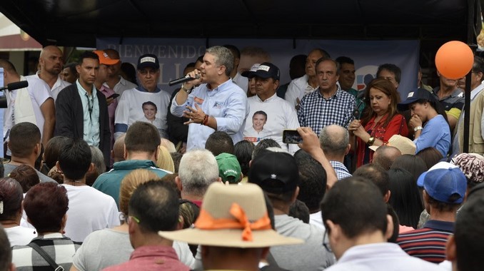 Así fue el recorrido de Iván Duque por Medellín, Sabaneta y Bello