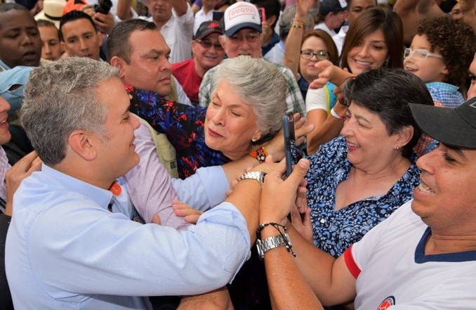 Así fue el recorrido de Iván Duque por Medellín, Sabaneta y Bello