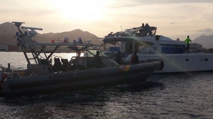 Tres hombres que quedaron a la deriva en aguas de Santa Marta fueron rescatados por la Armada