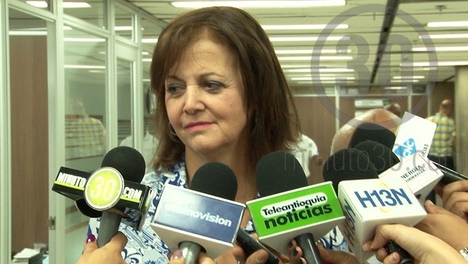 Antioquia Victoria Eugenia Ramírez, secretaria de Gobierno de <a class=
