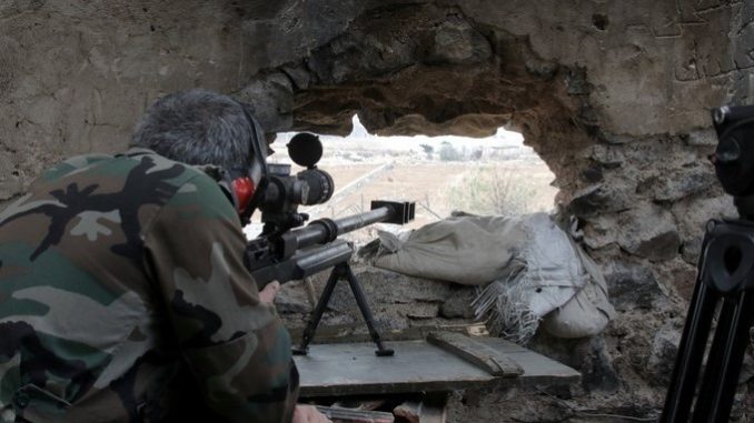 Syrian army operation in Damascus
