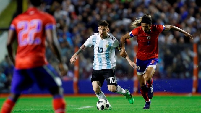 Con triplete de Messi, Argentina se despidió con una goleada ante Haití