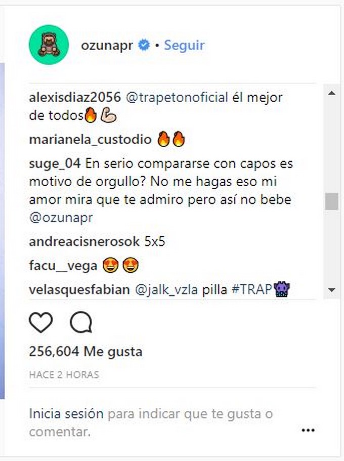 De nuevo el reguetón asociado con el narcoterrorismo, esta vez Ozuna es el protagonista 2 Captura 2