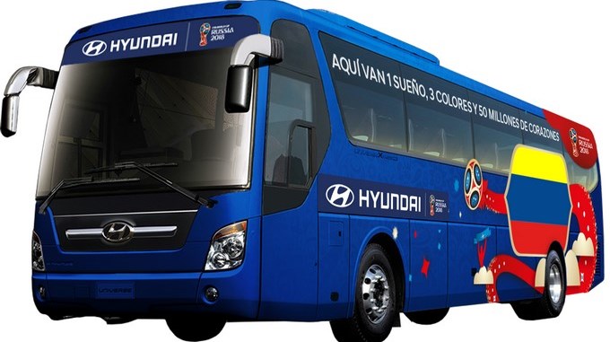 Listo el eslogan que llevará el bus de la Selección Colombia en el Mundial de Rusia 1 Eslogan bus seleccion