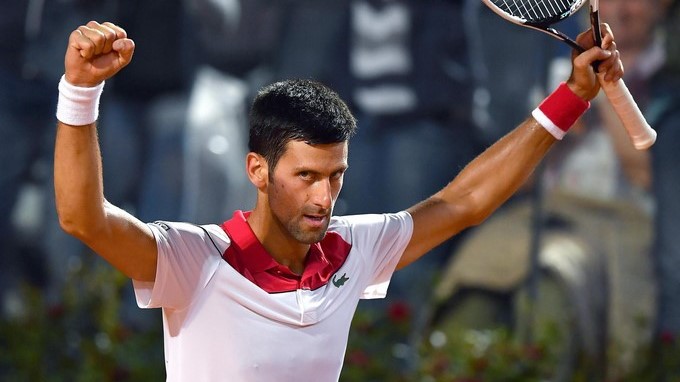 Imagen del tenista serbio Novak Djokovic tras una victoria. EFEArchivo