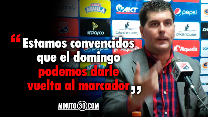 Reacciones de Ismael Rescalvo tras la derrota de Medellín con Tolima
