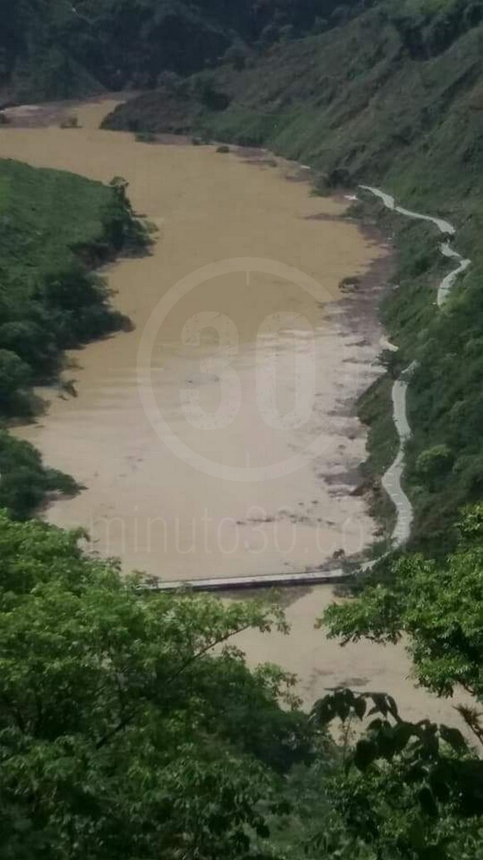 EN FOTOS: Así avanza la inundación del Cauca en Ituango 9 WhatsApp Image 2018 05 01 at 11.21.32 AM