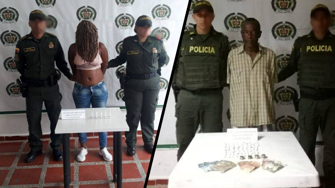 Capturaron a una mujer y a un adulto mayor por comercializar estupefacientes