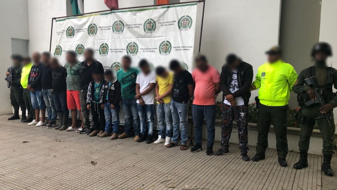 Enviaron a la cárcel a once presuntos integrantes del 'Clan del Golfo' que delinquían en Urabá