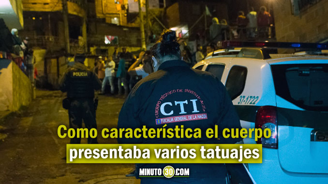 FOTOS: Se conocieron características del cuerpo hallado en la quebrada La Honda en Manrique, Versalles 1 Homicidio Manrique Versalles