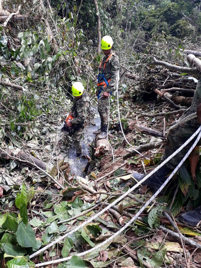 Ejército atendió emergencia por derrumbe en Acacías, Meta