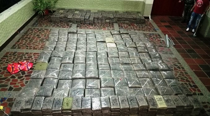 Incautadas más de dos toneladas de marihuana en el Cauca