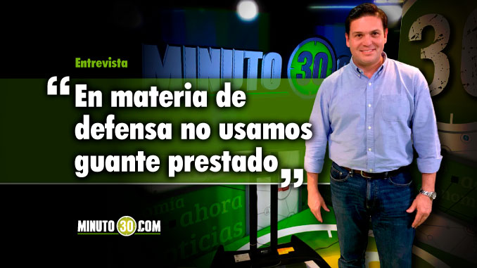 “Somos una fórmula que tiene mano dura probada contra el crimen”, Juan Carlos Pinzón