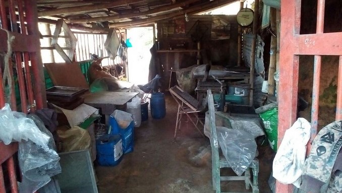 Fábrica clandestina de pólvora Abejorral