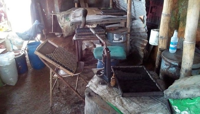 Fábrica clandestina de pólvora Abejorral