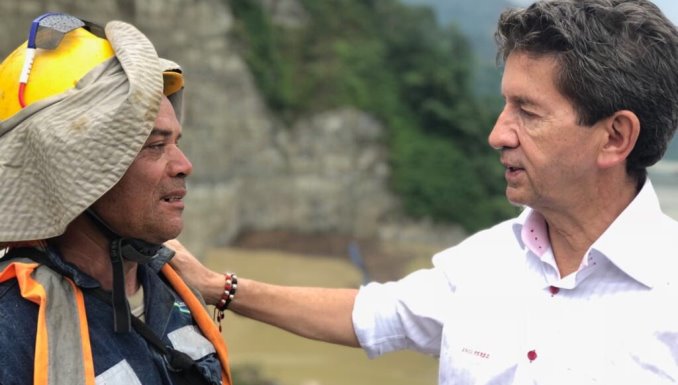 Gobernador Luis Pérez - Hidroituango