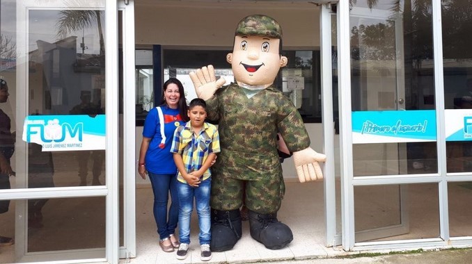 Ejército apoyó jornada de valoración para niños con labio leporino y paladar hendido en Carepa
