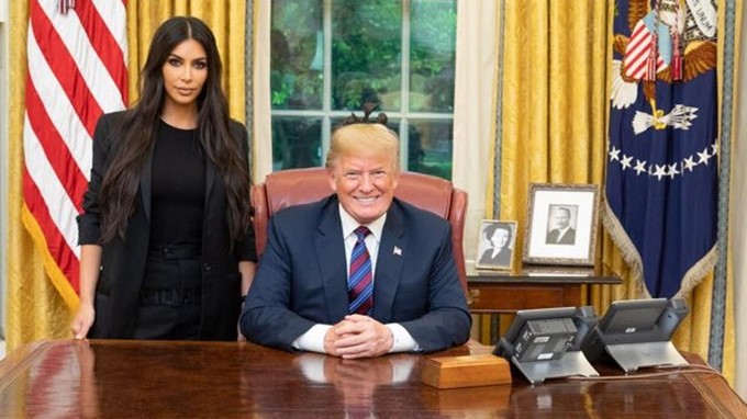 Kim Kardashian, la invitada especial de Trump en la Casa Blanca