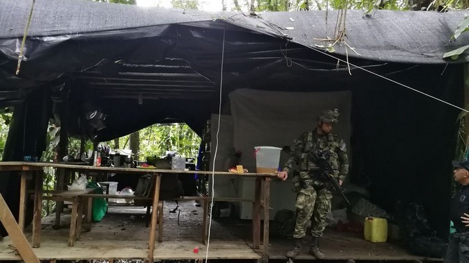 En Nariño las autoridades destruyeron laboratorio artesanal en el que procesaban cocaína