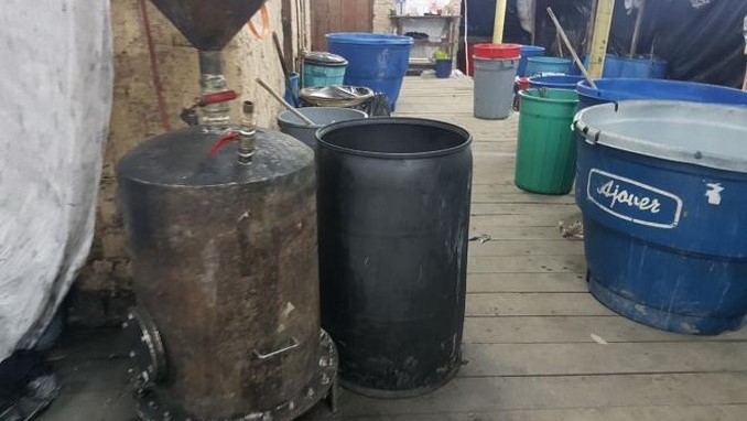 Destruyeron gigantesco laboratorio para producir cocaína en el Cauca