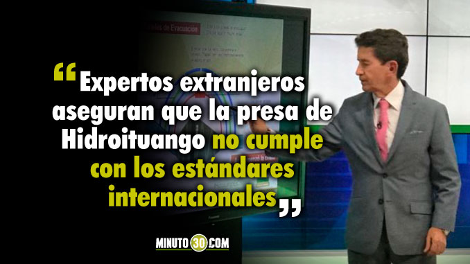 Gobernador Luis Pérez denunció que “se ha manoseado la información sobre Hidroituango”