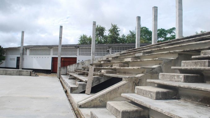 FOTOS: Contraloría denuncia obra inconclusa de un polideportivo en Alvarado, Tolima