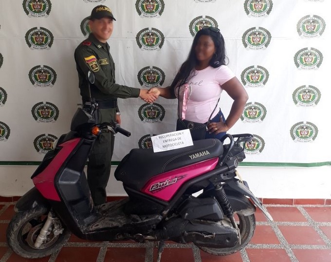 Una motocicleta recuperada y una escopeta incautada dejó operativos de la Policía en el Chocó 2 recuperada motocicleta