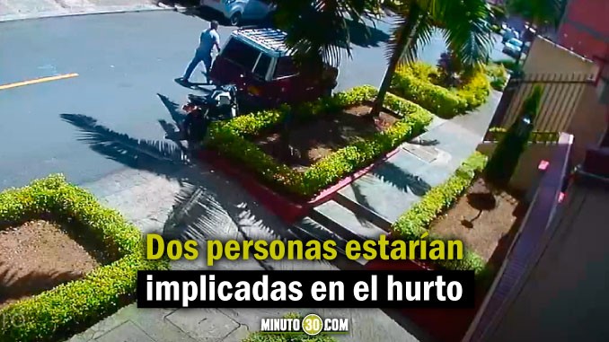 En video quedó registrado el robo de un vehículo en Santa Mónica