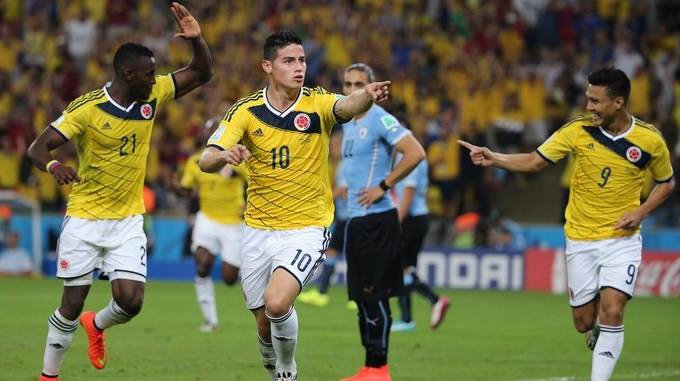 Preocupación en la Selección, por molestia de James 1 Colombia vs Uruguay
