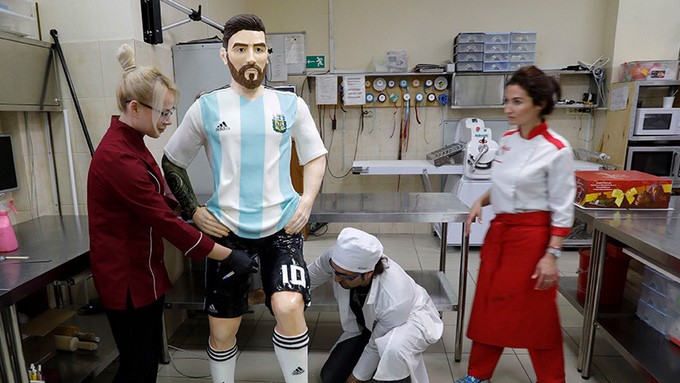 FOTOS: A Messi le van a endulzar su cumpleaños con su doble de chocolate