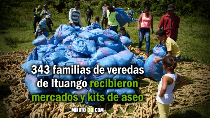 VIDEO: Familias afectadas por crisis en Hidroituango recibieron ayudas humanitarias