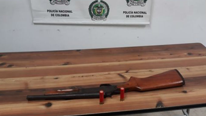 FOTOS: Una subametralladora, una pistola y una escopeta fueron incautadas por la Policía 4 Escopeta1