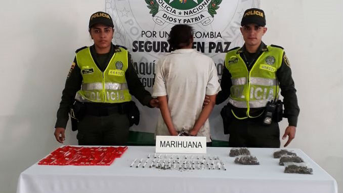 FOTOS: Éxtasis, marihuana, bazuco incautado y tres capturados dejaron procedimientos en el Valle de Aburrá 3 Estupefacientes_2