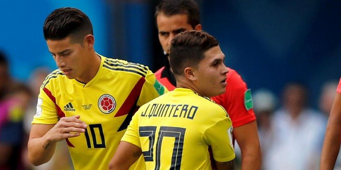 Así quedó Colombia en el grupo H, que lidera Japón 4 Juan Fernando Quintero Seleccion Colombia EFE Copiar