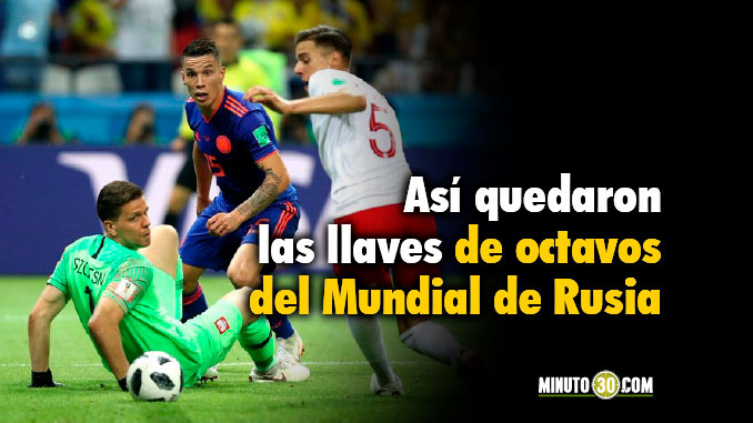 Definido el rival de Colombia quedaron listas las llaves de octavos 5 Listo el rival de Colombia en octavos de final