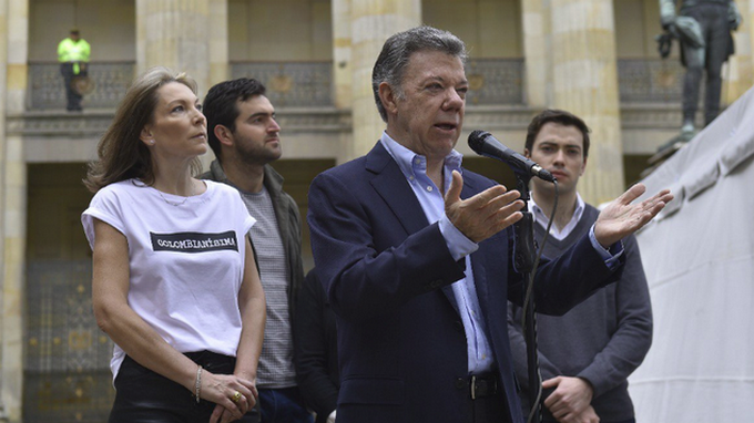 Santos felicita a Duque, nuevo presidente de Colombia