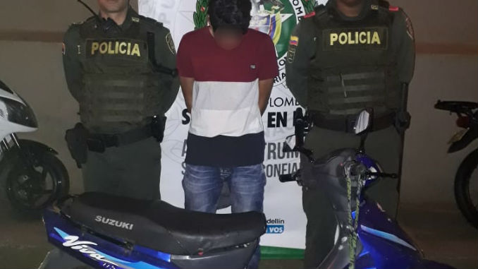 FOTOS: Tres capturados y cuatro motos recuperadas dejaron procedimientos de la policía 4 Moto_Robada_4