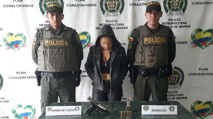 Mujer capturada en el sur del área metropolitana 1 Mujer_capturada