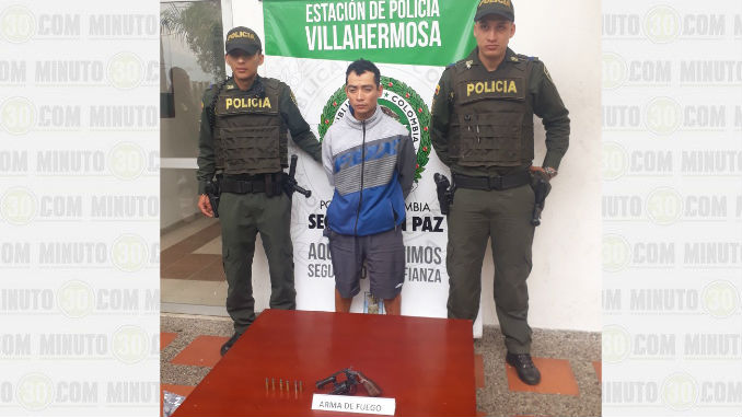 Capturado en el barrio 13 de Noviembre 2 Porte_ilegal