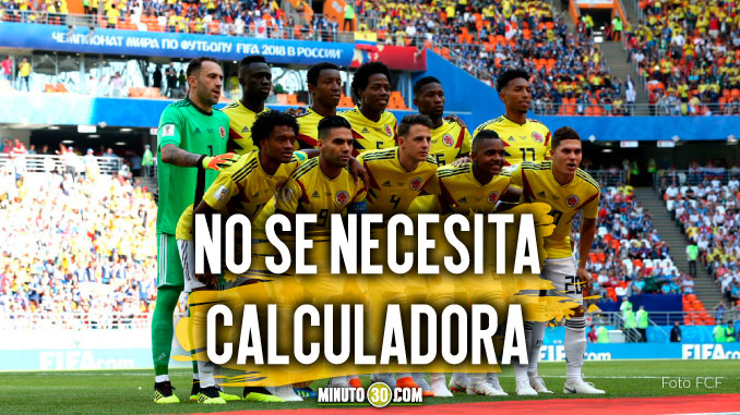 Selección Colombia y sus cuentas para clasificar a octavos en el Mundial 3 Seleccion Colombia y sus cuentas para clasificar a octavos en el Mundial