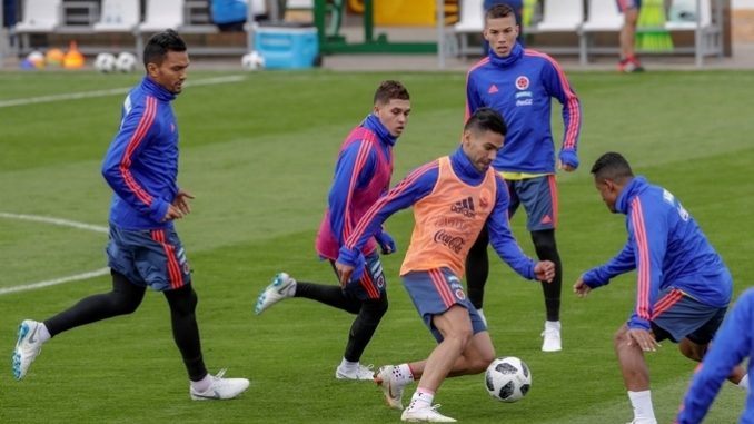 Entrenamiento selección Colombia