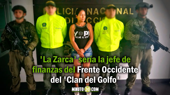 Ya está en la cárcel alias 'la Zarca', la sobrina de 'Otoniel'