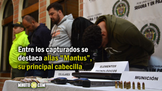 VIDEO: Capturados principales integrantes de "Cootranal", banda al servicio de la ODIN "Picacho" 1 alias-mantus