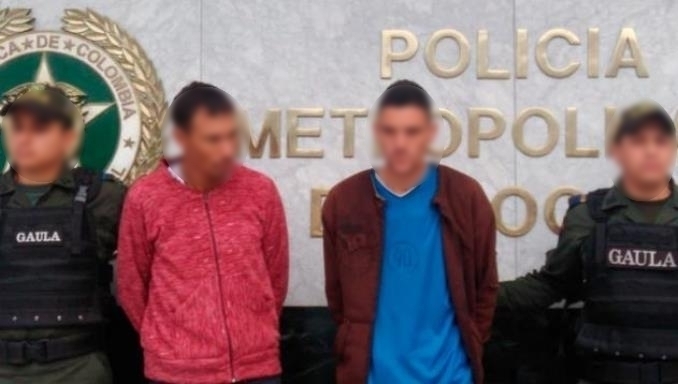 Así capturaron a presuntos ladrones que 'secuestraban' carros para exigir dinero por su rescate