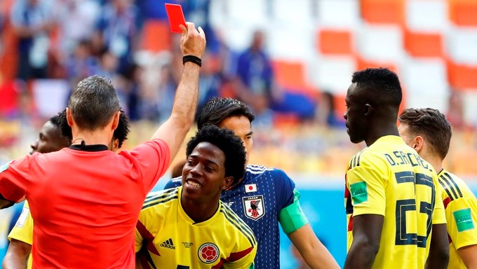 Carlos Sánchez, primer expulsado del Mundial 1 colombia japon carlos sanchez Copiar